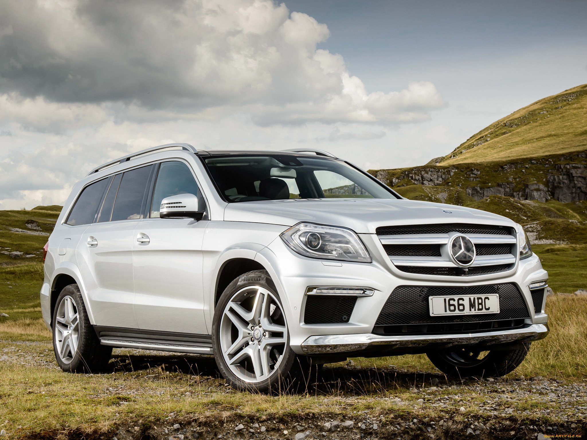 , mercedes-benz, 350, gl, package, uk-spec, sports, amg, bluetec, 2013, , x166